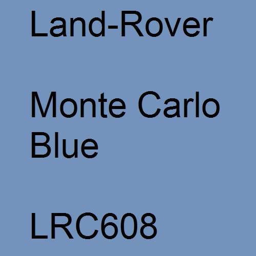 Land-Rover, Monte Carlo Blue, LRC608.